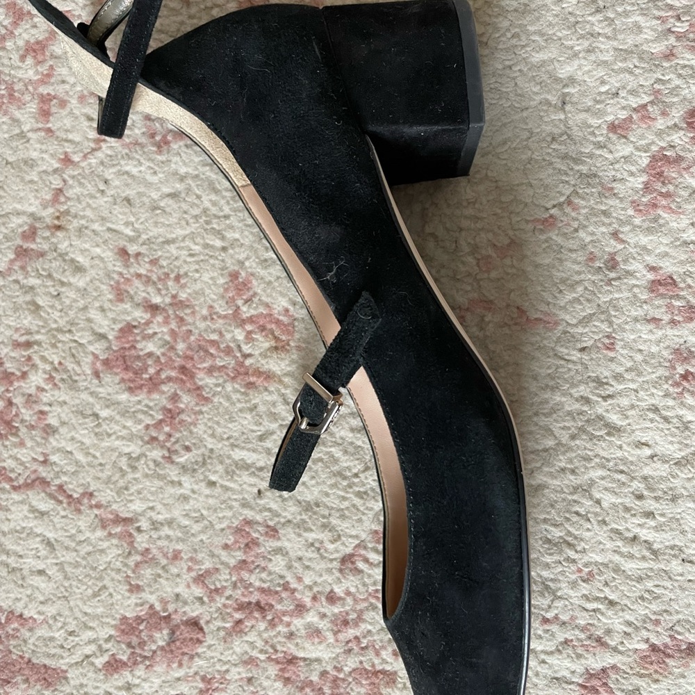 Sam Edelman black suede heels - Picture 3 of 7